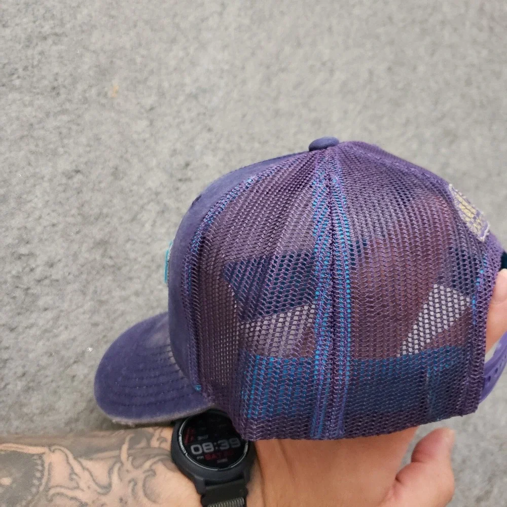 NEW Charlotte Hornets Hat Cap Snap Back Purple Blue Adidas NBA Basketball Men A4